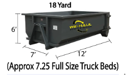 18 Yard dumpster